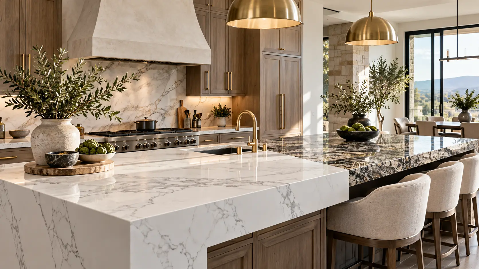 Quartz vs. Granite for a New Construction Home