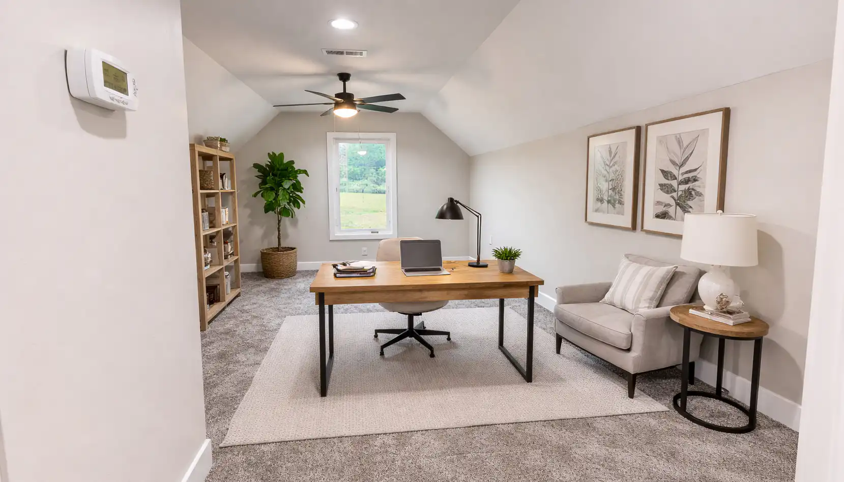 Ava’s Serene Modern Home Office Retreat