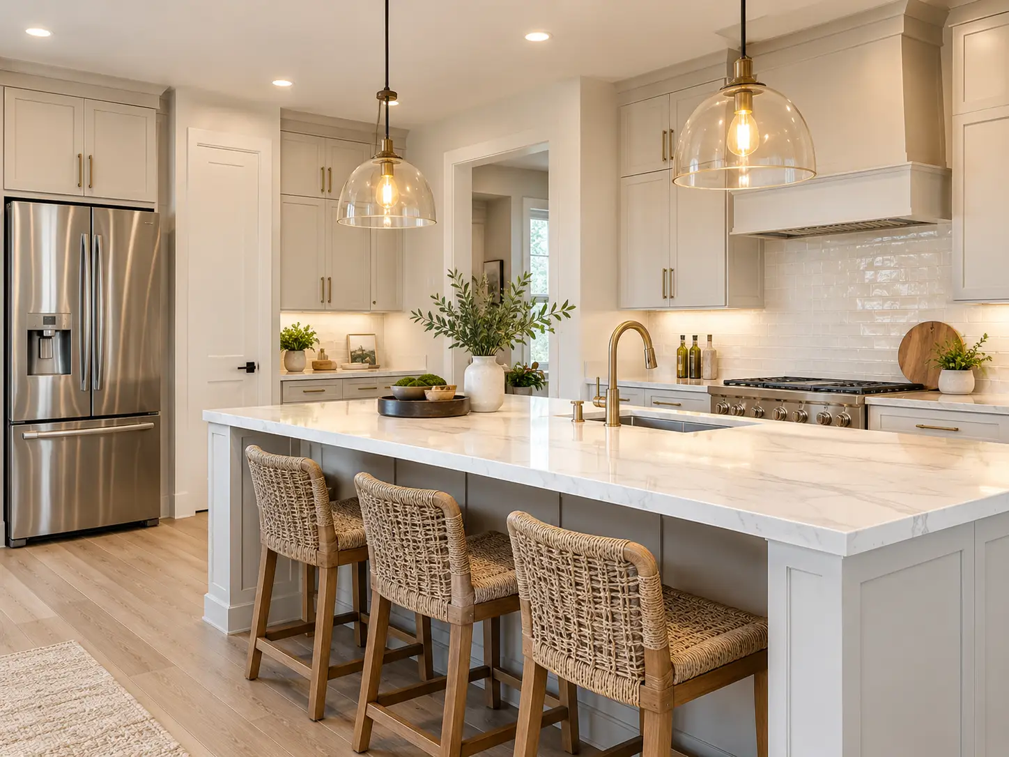 Kitchen in a Chris Brown Homes residence