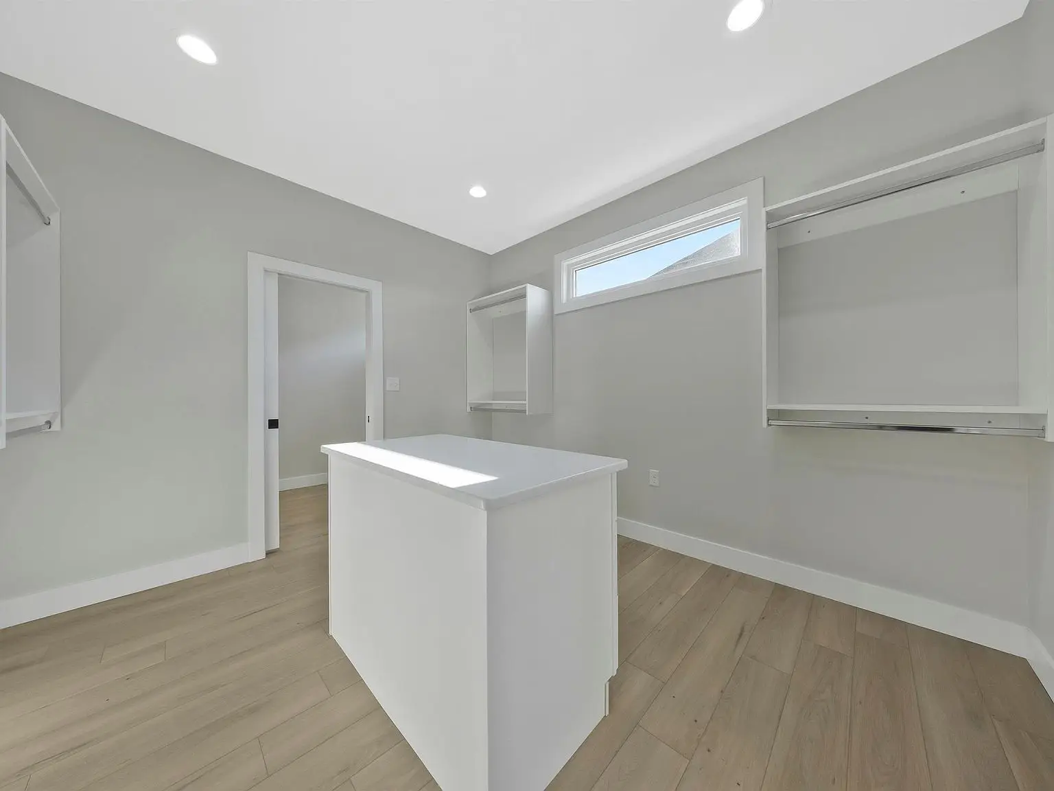 Spacious walk-in closet featured in the Ava floor plan by Chris Brown Homes 6100 Ashford Dr.