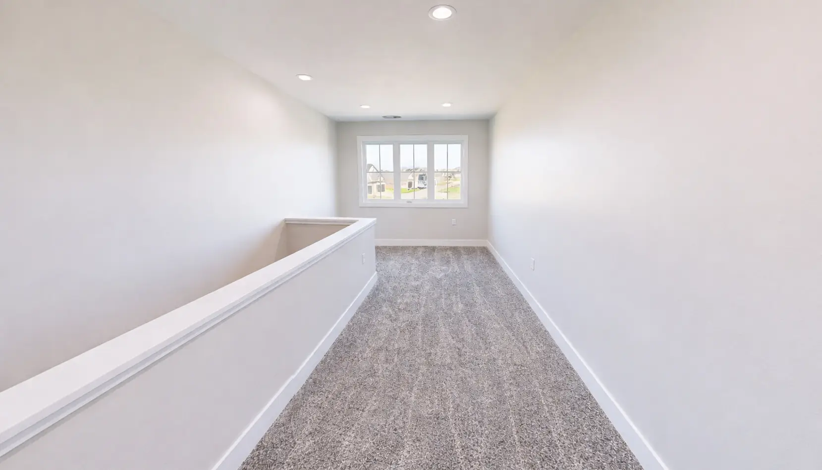 Bright Upstairs Loft in the Amy Side-Garage Plan