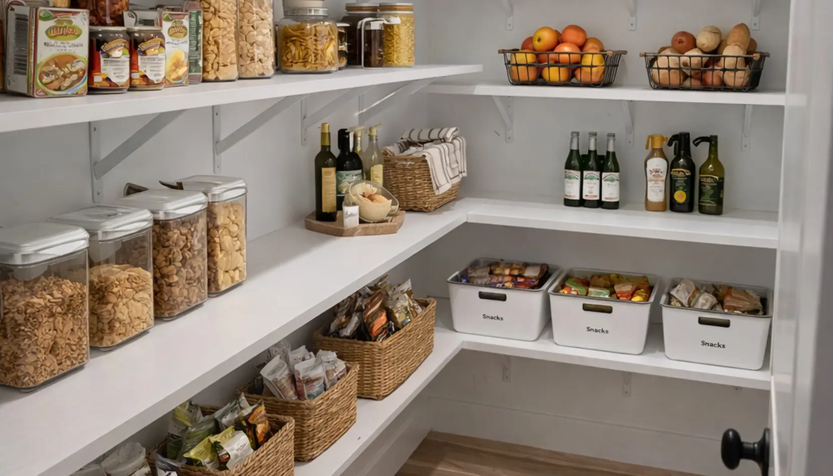 Cooper’s Bright and Beautifully Organized Walk-In Pantry