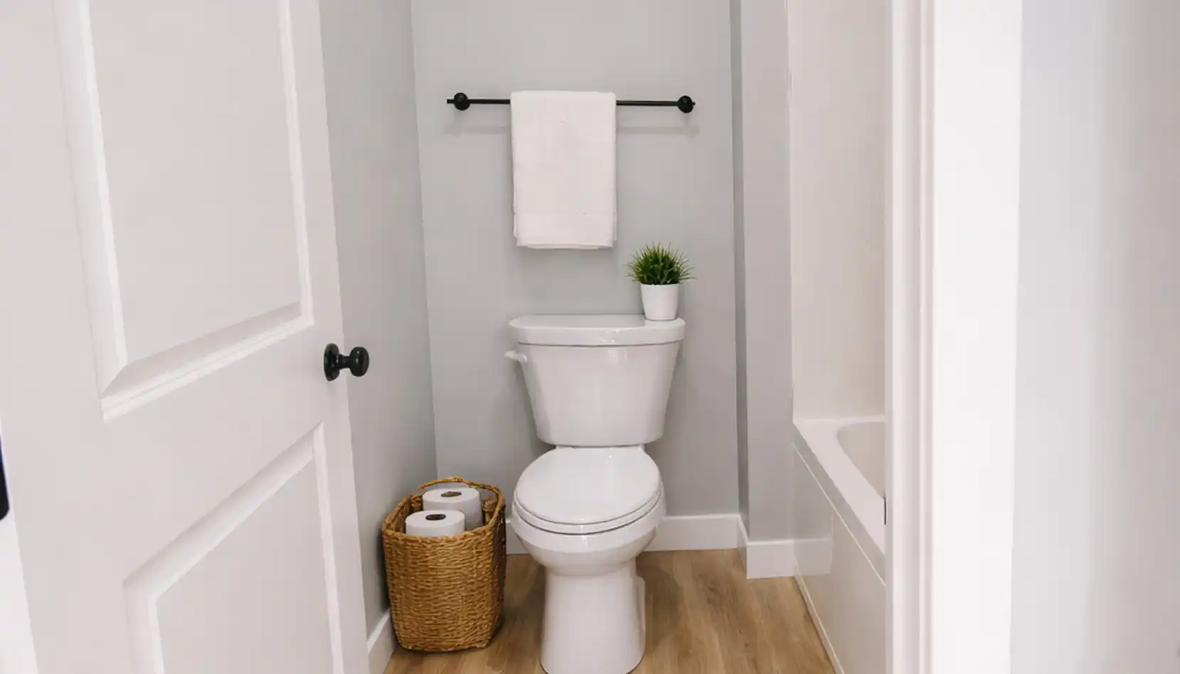Modern Bathroom in the Eleanor 3-Car Home