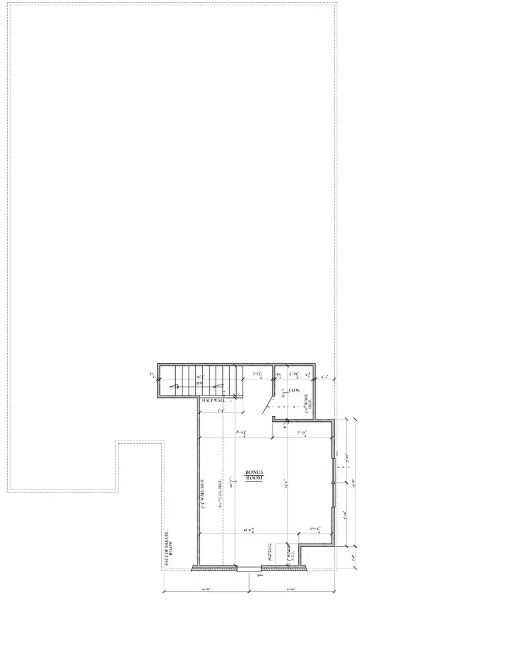Eleanor 2-Car basement floor plan with garage, stairs, rooms, and dimensions.
