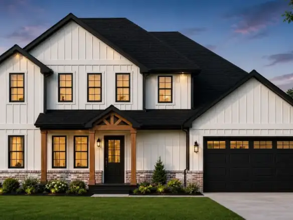 Camryn home design by Chris Brown Homes, 2,201 sq ft with 4 bedrooms and 2.5 bathrooms