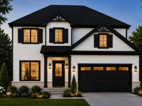 Henry home design by Chris Brown Homes, 2,445 sq ft with 4 bedrooms and 2.5 bathrooms