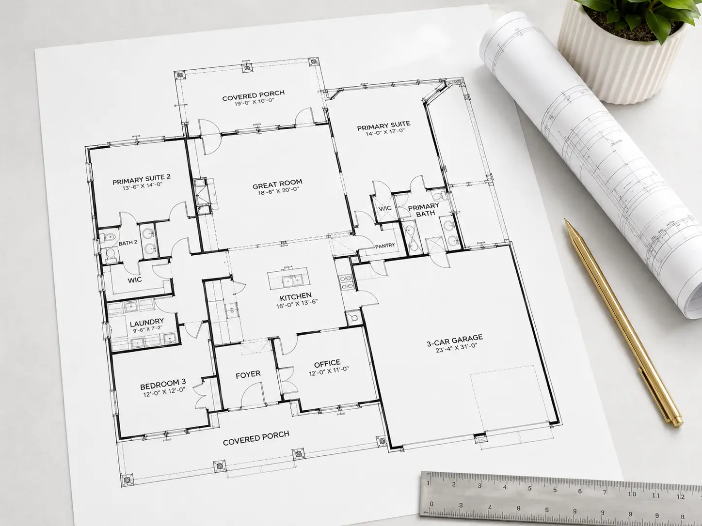 Chris Brown Homes floor plan design