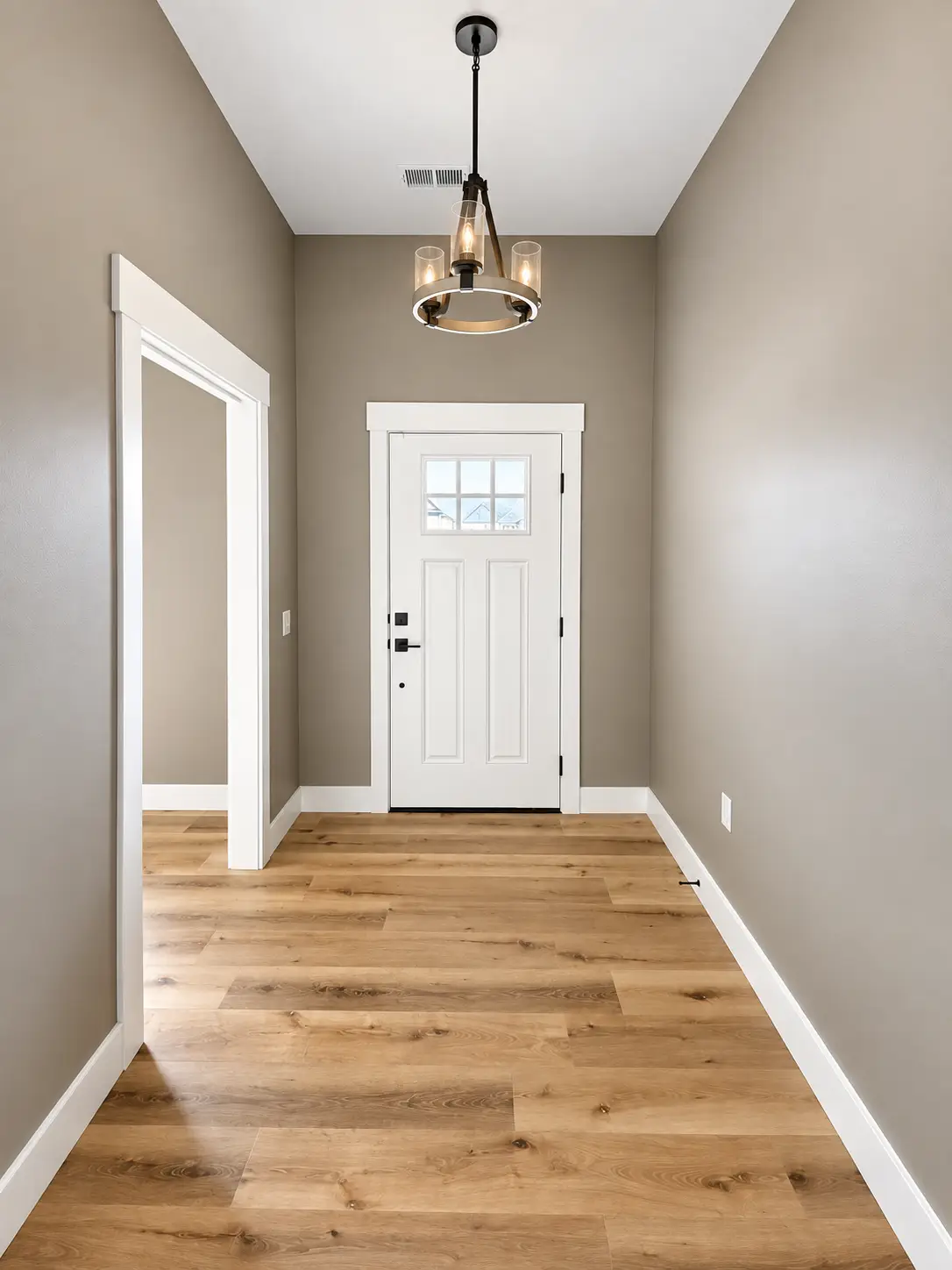 Modern Kirkwood Entry Hallway With Wood Floors